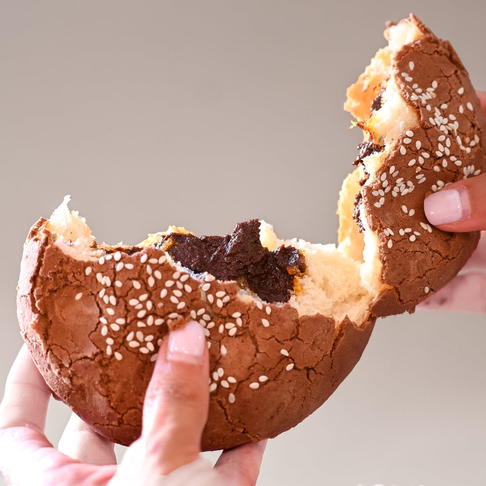 Mole Ganache-Filled Concha