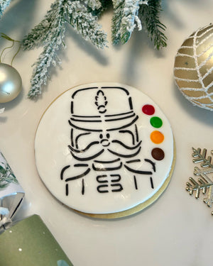 Christmas Painting Biscuit - Pack of Four