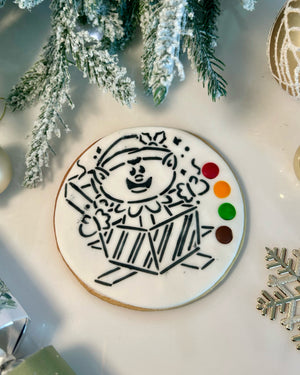 Christmas Painting Biscuit - Pack of Four