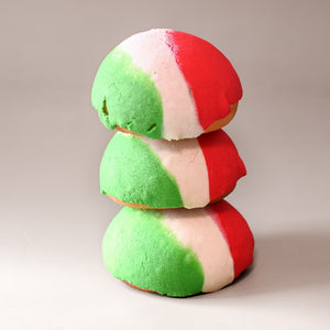 Fiestas Patrias Conchas | Tricolor Sweet Bread (Minimum 5 per order)