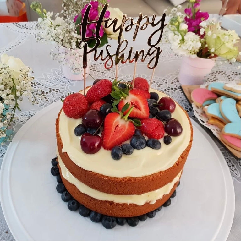 Vanilla naked cake ( 8 inch )