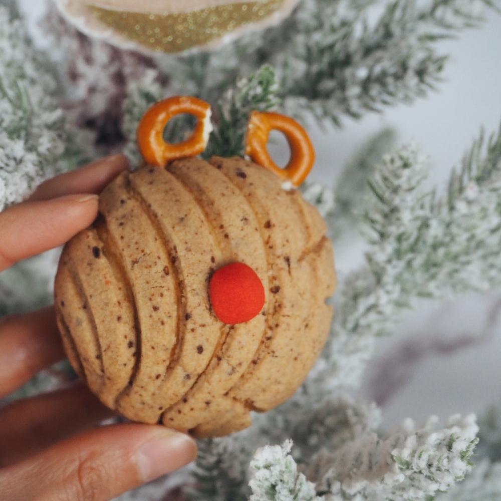 Christmas Reindeer Conchas - Minimum 10 per order, any flavour